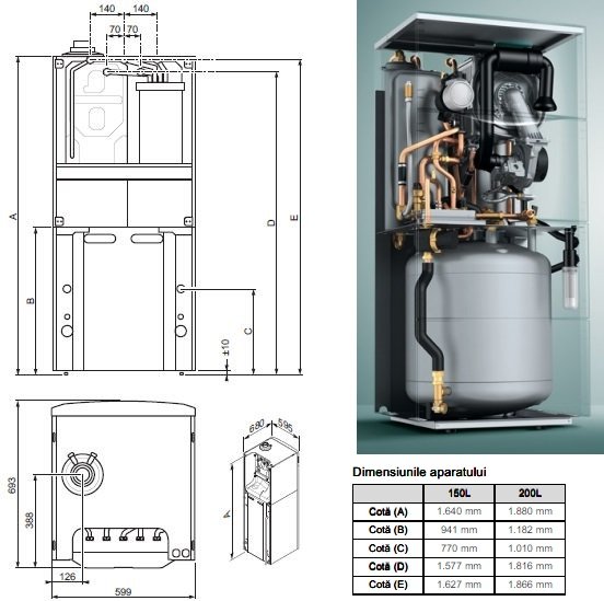 Centrala termica VAILLANT ECOCOMPACT